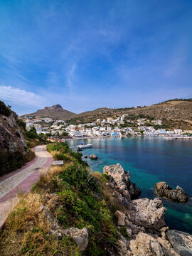 Pandeli Waterfront, Agia Marina, Leros Island, Dodecanese, Greece