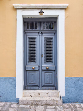 Entrance Door, Pythagoreio, Samos Island, North Aegean, Greece