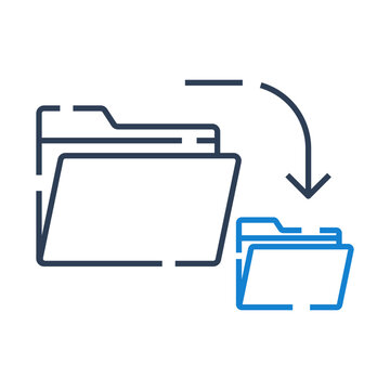 Data minimization icon for privacy data reduction policy, secure data management symbol for compliance governance interface