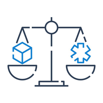 Digital forensics triage icon for cybersecurity investigation workflow, evidence analysis symbol for incident response dashboard