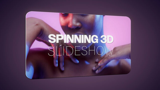 Spinning 3D Slideshow