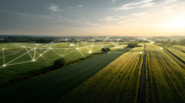 Smart Agriculture Field with Wireless Sensor Network and Large Copy Space for ESG Reports