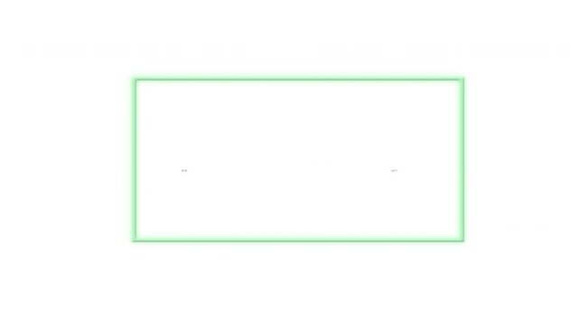 Animation of frame over white background