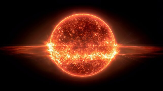 Solar Flare Dynamics: Cosmic Plasma Eruption in Stellar Atmosphere