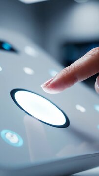 Finger Touching Digital Interface Button Technology