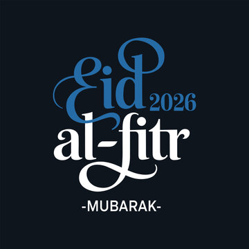 Eid alfitr mubarak celebration greeting card design for muslim community  religious holiday