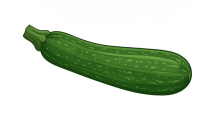 zucchini isolated on white background