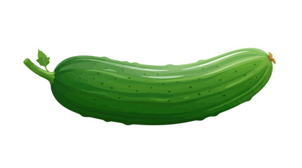 cucumber isolated on white background