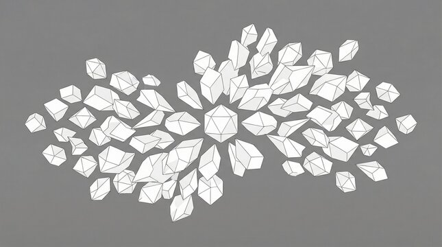 Idea Expansion Concept with Abstract Expanding Elements Creative Thinking Illustration