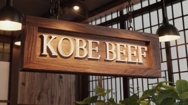 Restaurant with Kobe beef.