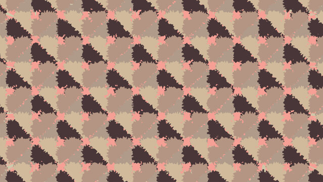 Seamless red knitted fabric texture with floral and star ornament pattern for vintage winter textile wallpaper design