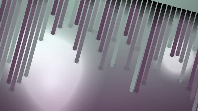 Metal Rods Hanging from a Surface.