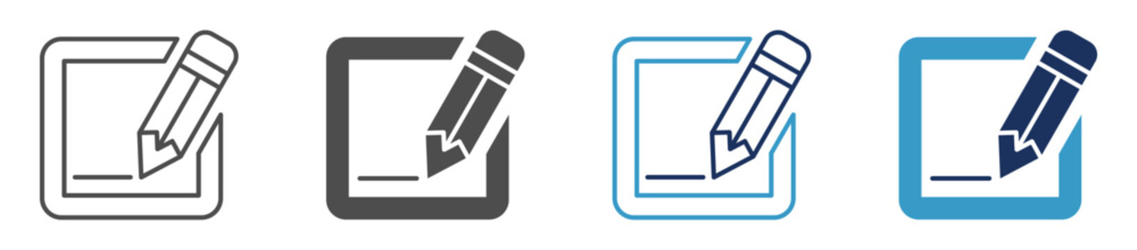 edit multi purpose icon set