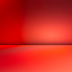 Obraz premium Abstract background with a warm, gradient color palette. Soft-focus transitions between deep reds, browns, and vibrant oranges. Mockup for presentation, branding products, cosmetics, food, technology