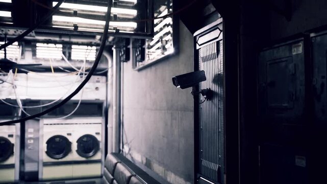 Industrial structure imagery. Architectural components such as support beams and concrete pillars illuminated by sunlight at industrial construction site