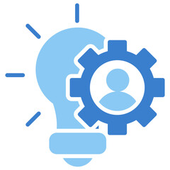 Obraz premium Approach Dual Tone Glyph Icon