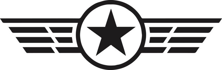 star in circle with wings symbol © AIcon Star