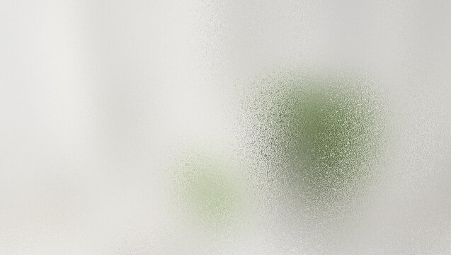abstract art with green and white colors on white background