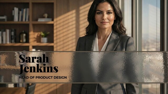 Corporate Glass Lower Third