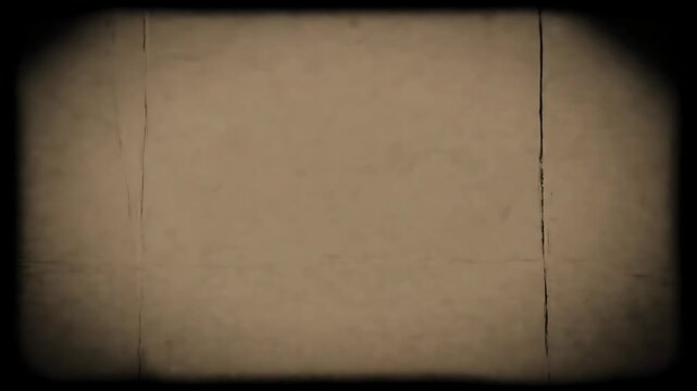 Vintage Dark Brown Felt Textured Background with Black Vignette Border