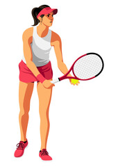 女子テニス選手