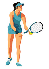 女子テニス選手