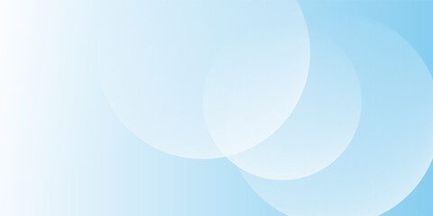 Modern minimalist banner background  pastel colorful  blue and white gradations. Circle effect style background abstract modern