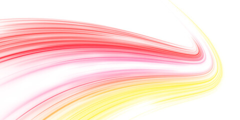 Colorful light trails twist like a radiant ribbon through night space, leaving shimmering sparks behind. Motion blur adds intensity. A striking illustration of speed and flow. © IvanLi