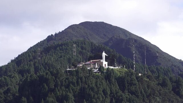 Virgin of the Immaculate Conception, Guadalupe Hill. Bogota, Bogot&aacute;, Colombia.