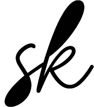 Elegant black cursive letters on a white background, suggestive of a signature