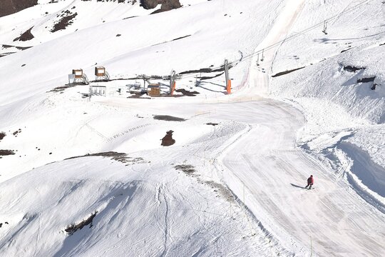neve, vale, montanhas natureza, chile, parque, c&eacute;u, vale nevado chile