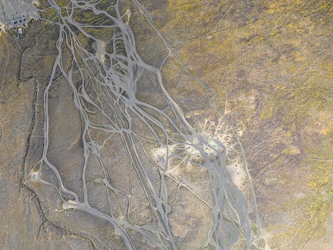 Roads in Bromo Tengger Semeru National Park, East Java, Indonesia