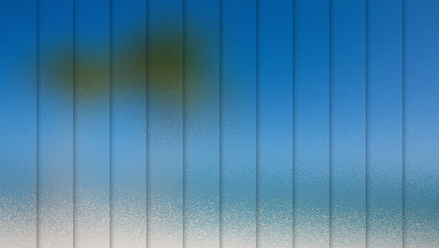 Blurry abstract image with blue gradient and vertical lines