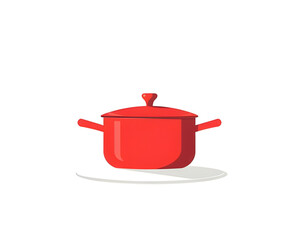pot, red, lid, cookware, kitchen, utensil, cooking, container, saucepan, stockpot, casserole, metal, enamel, cookwareware, kitchenware, home, household, food, boiling, stew, soup, meal, chef, culinary
