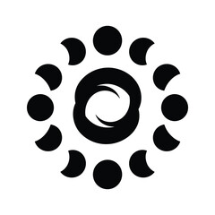 Circular Abstract Symbol Cycle Progression