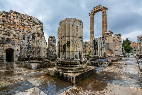 The Temple of Apollo in Didyma Ancient City of Turkey