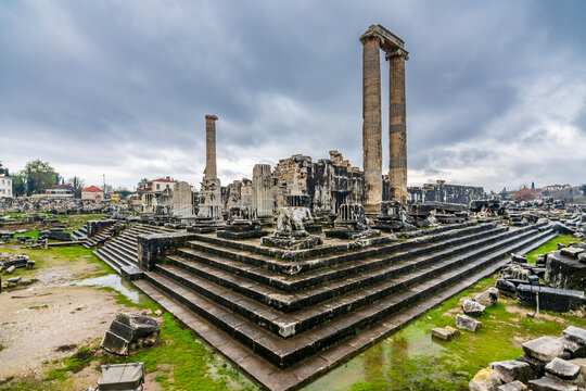 The Temple of Apollo in Didyma Ancient City of Turkey
