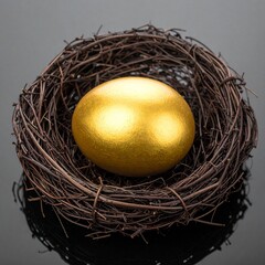 Obraz premium Das Goldene Ei (Konzeptbild)