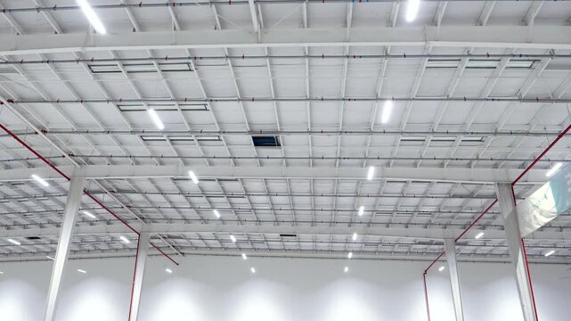 Factory warehouse interior building