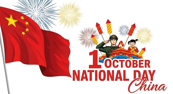 China national day celebration on october 1st
