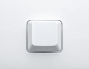 키보드-키보드 키-키보드 자판-키캡-무지-비어있는-흰색 버튼-흰색 배경