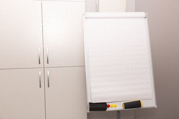 Blank Flipchart for Presentations or Classroom Use