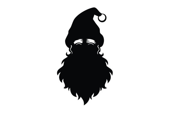 Santa Claus, Christmas Character Silhouette