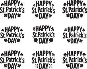 Obraz premium Irish Holiday St. Patrick’s Day Celebration Vector