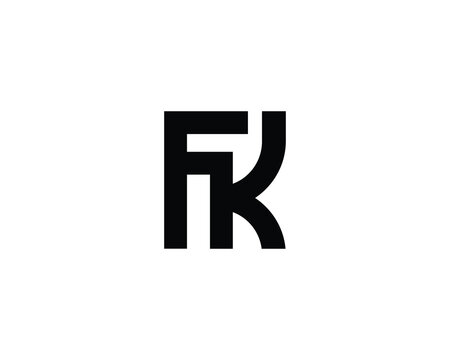 FK logo design. fk