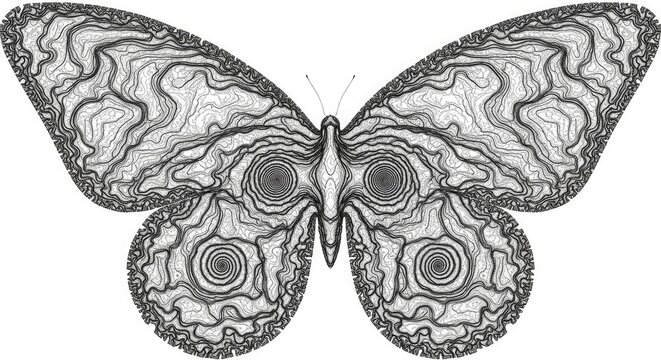 butterfly isolated on white