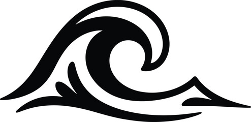 Fototapeta premium Vector wave icon