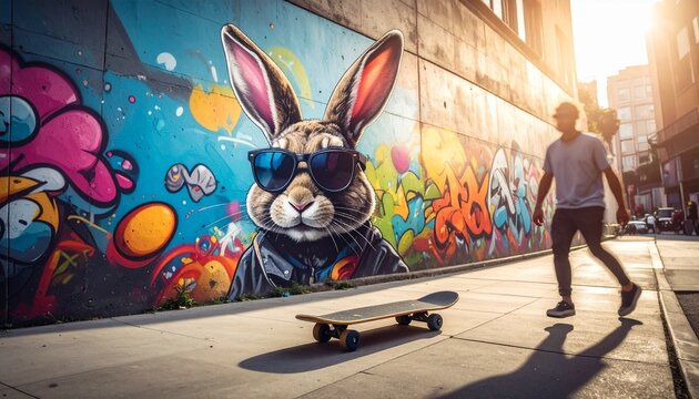 Urbaner Ostergru&szlig; &ndash; Graffiti-Style