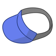 バイザーのイラスト