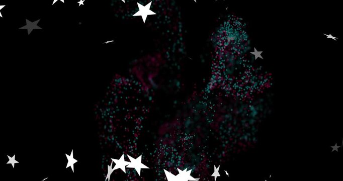 Pulse hitting milk-crown droplet, forming crown, rim bulges flaring on black showing fluid motion